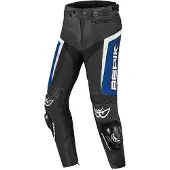 Berik Misle Schwarz Blau Weiß Motorrad Lederhose Größe 54