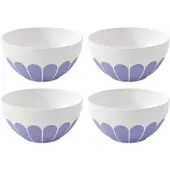Villeroy & Boch Müsli Schüssel Fleur White / Purple Ø14cm (4er-Set)