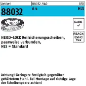 Heico Keilsicherungsscheibe R 88032 HLS-36S A 4 geklebt