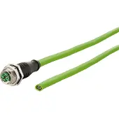 METZ CONNECT 142M2X20100 - 10 m - Cat6a - M12 - Grün