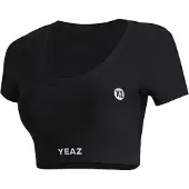 Yeaz Sporttop "SHORT TOP CLUB LEVEL", Kinder, Gr. XL, schwarz, Obermaterial: 78% Polyester PES. 22% Elasthan EL., Tops Sporttop