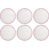 Villeroy & Boch Frühstücksteller "Frühstücksteller Fleur Couleur ø 21,2 cm 6er Set"