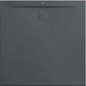 Kaldewei Duschwanne SUPERPLAN ZERO Secure Plus 1560-1 120 x 120 x 3.2 cm warm grey 85 matt vollflächige Antirutschbeschi