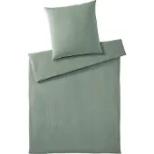 Elegante Musselin Kissenbezug einzeln Smooth Farbe pistazie Größe 80x80