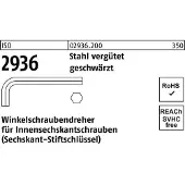 Hörger & Geßler Winkelschraubendreher ISO 2936 Innen-6-kant SW 0,7 Stahl vergütet geschwärzt