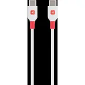 Skross SKCA0020C-C200CN, 2 m, USB C, USB C, USB 2.0, Weiß
