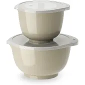 Mepal Rosti - NEW Margrethe bowls, Set of 2 + lids - Humus