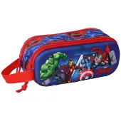 Marvel 3D Doppel-Federmäppchen, Blau