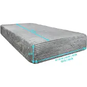 Aspero 2 Spannbettlaken aus Streifen-Flanell Parana - 9061