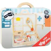 Small Foot Design Smallfoot Arzt- und Zahnarztkoffer 2 in 1 11743 Spielzeug-Arztkoffer St