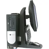 Ergotron Neo-Flex - Monitor-/Desktop-Ständer - Lift, sichere Klemmung - 38.1-61 cm (15"-24") - Schwarz