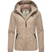 Ragwear Outdoorjacke "Dizzie" mit Kapuze Wasserdichte Übergangsjacke mit großer Kapuze