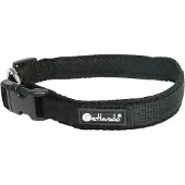 Petlando Mesh Halsband Hundehalsband schwarz L