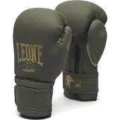 Leone1947 Black&gold Kunstleder-boxhandschuhe