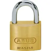 ABUS Vorhängeschloss Messing Serie 45/40. verschiedenschliessend