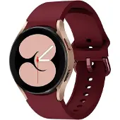 Cover-Discount Galaxy Watch 4 46mm - Sportarmband weinrot