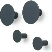 Blomus Handtuchhaken Ponto Gunmetal (4er Set)