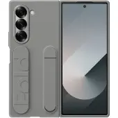 Samsung Original Galaxy Z Fold 6 Hülle - Silikon - Backcover/Soft Case - Grau