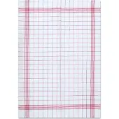 Dyckhoff 10 Geschirrtücher Karo rot 50,0 x 70,0 cm