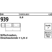 F. REYHER Nchfg. GmbH & Co. KG DIN 939 Stiftschraube M8x90 Stahl 8.8 blank