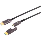 S-Impuls S/CONN maximum connectivity HDMI Anschlusskabel-Optisches HDMI Verlegekabel-Set, 10K, 100m