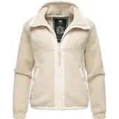 Ragwear Sweatjacke "Nordicka" Sportliche Kapuzenjacke mit Kunstleder-Elementen