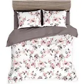 TRAUMSCHLAF Premium Bettwäsche Leeds altrosa, Schweizer Mako-Satin 135x200 cm + 80x80 cm
