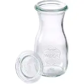 Aps Vorratsglas "6er Set Weck-Flaschen mit Deckel, Ø 5,5 cm, Höhe ca. 11,5 cm, 150 ml", (Set, 6 tlg.), aus Mamor