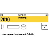 F. REYHER Nchfg. GmbH & Co. KG Linsensenkschraube ISO 2010 m.Schlitz M 4 x 16 Messing