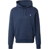Ralph Lauren für Herren. 710907092002 Doppelstrick-Sweatshirt mit Kapuze marineblau (L), Lässig, Baumwolle, Langarm