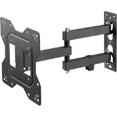 Vision VFM-WA2X2/3 - Befestigungskit (Wandplatte, VESA-Adapter, Gelenkarm) - einstellbarer Arm - für LCD-Display - kaltgewalzter Stahl - Schwarz