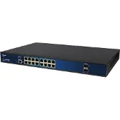 ALLNET ALL-SG8418PM, Managed, L2, Gigabit Ethernet (10/100/1000), Power over Ethernet (PoE), Rack-Einbau, 19U