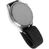 FIXED 22mm Reflective Black Nylon Smartwatch Strap