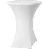 Hendi Stehtischhusse ø70-85 cm Weiss