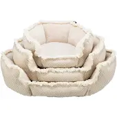 Trixie Boho Hundekorb - 80 x 80 cm - Sand/Beige
