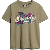 Superdry Tattoo Script Relaxed Kurzarm-t-shirt