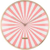 Karlsson - Wanduhr Candy Swirl Dome - Rosa - Ø40cm