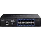 Trendnet TL2-F7120 - Switch - managed - 12 x 10 Gigabit SFP+ - an Rack montierbar - TAA-konform