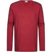 Mey Langarm-T-Shirt Serie Solid Night True Red | Größe XXL