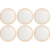 Villeroy & Boch Frühstücksteller "Frühstücksteller Fleur Couleur ø 21,2 cm 6er Set"