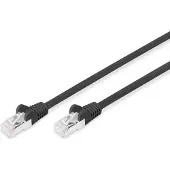Digitus CAT6 S/FTP Patchkabel, 10 m, Cat6, SF/UTP (S-FTP), RJ-45, RJ-45, Schwarz
