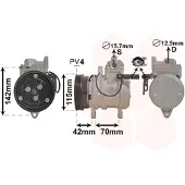 VAN WEZEL Kompressor, Klimaanlage 8300K121