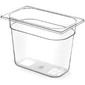Hendi Gastronorm Behälter 1/4, 265x162x100 mm, transparent