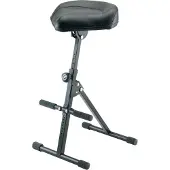 K&M 14047 pneumatische Hocker Black