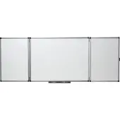 Nobo Magnettafel, emailliert, klappbar 2000x1200mm (geschl.), 2000 x 1200 mm, Emaille, Horizontal, Fixed, Magnetisch