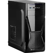 Akyga AK13BK, Micro Tower, PC, Schwarz, ATX, Flex-ATX, micro ATX, Mini-ITX, Acrylnitril-Butadien-Styrol (ABS), Galvanisiertes Stahl, Heimbüro