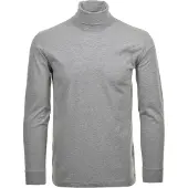 Ragman Herren Rollkragenpullover - Langarm Basic Rollkragen Regular Fit, Single Jersey, einfarbig
