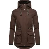 MARIKOO Damen Übergangsjacke Babetaa Princess mit Kapuze
