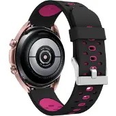 Cover-Discount 20mm Silikon Ersatzarmband BI-color pink