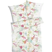Kaeppel Seersucker Bettwäsche Paradise Orchids pink 160x210 cm + 65x100 cm